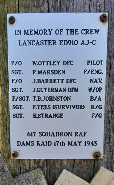 Datei:Lancaster denkmal schild.jpeg