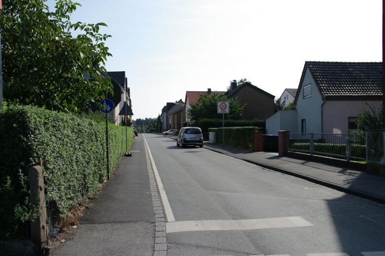 Otto-Wels-Straße von der Kamener Straße aus