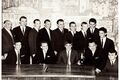 HSV-Mannschaft im Rathaus 1966