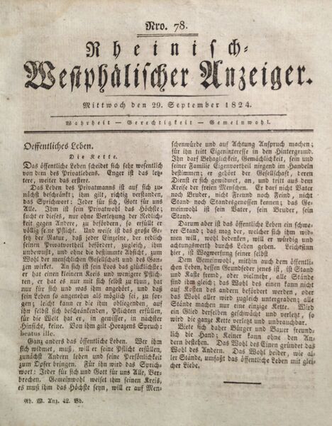 Datei:Nordrhein-Westfaelischer-Anzeiger 1824.jpg