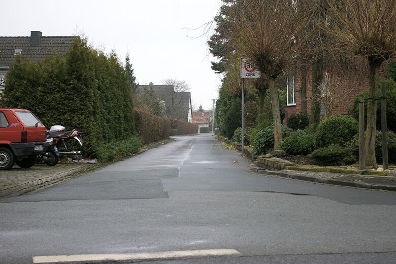 Tizianstraße von der Menzelstraße aus