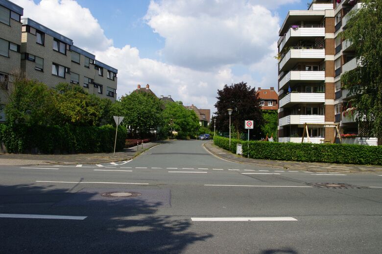 Fichtestraße von der Marker Allee aus