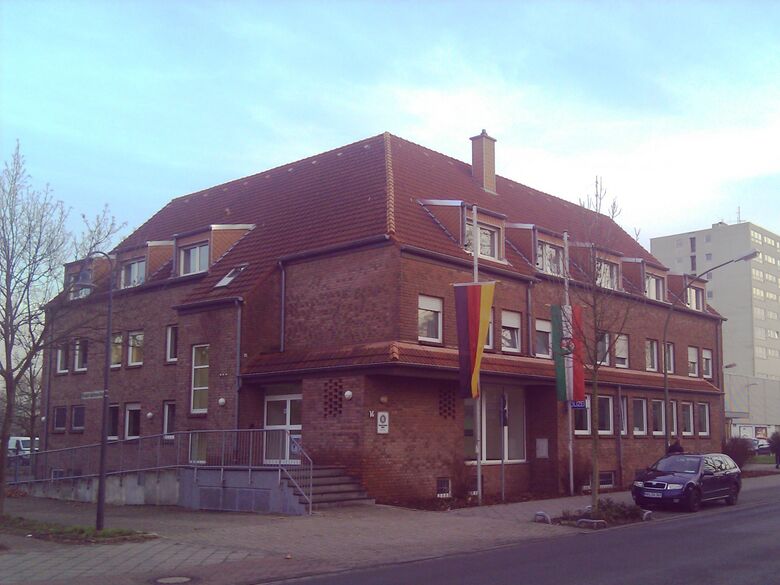 Polizeiwache Bockum-Hövel, Eingang