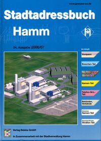 Adressbuch der Stadt Hamm (Cover)
