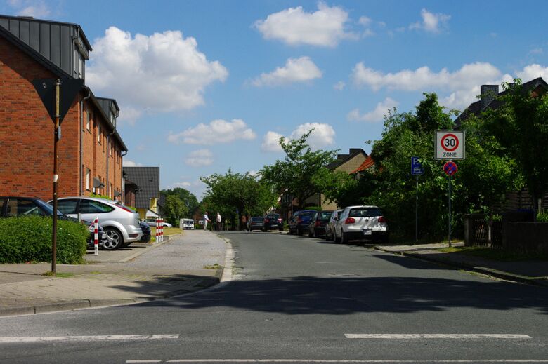 Breslauer Straße von der Hammer Straße aus
