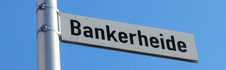 Straßenschild Bankerheide