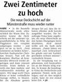 Westfälischer Anzeiger, 25. September 2010