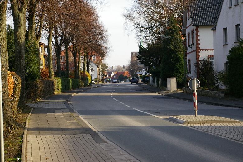 Unnaer Straße von der Vöhde Richtung Reginenstraße