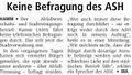 Westfälischer Anzeiger, 5. Dezember 2009