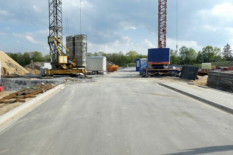 Friedrichsfeld im Bau April 2022