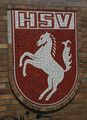HSV Logo am Eingang des Mahlberg-Stadion