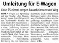Westfälischer Anzeiger, 21. September 2011