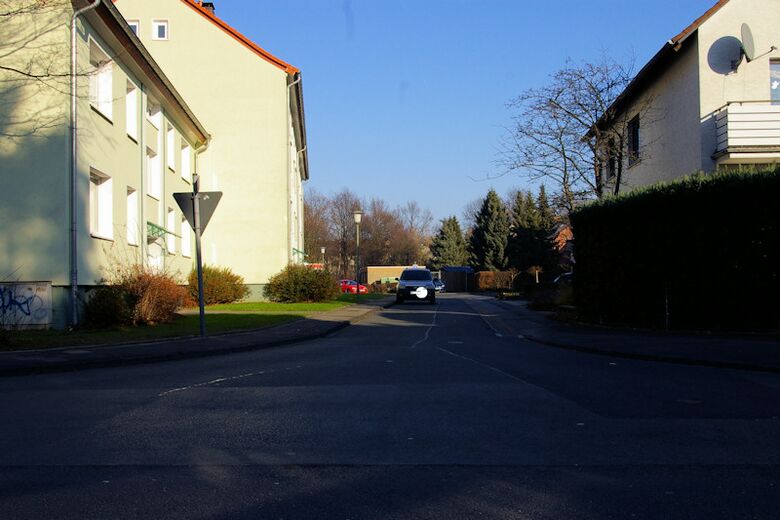 Erlenstraße von der Bradfordstraße aus