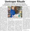 "Uentroper Rituale", Westfälischer Anzeiger, 26. November 2009