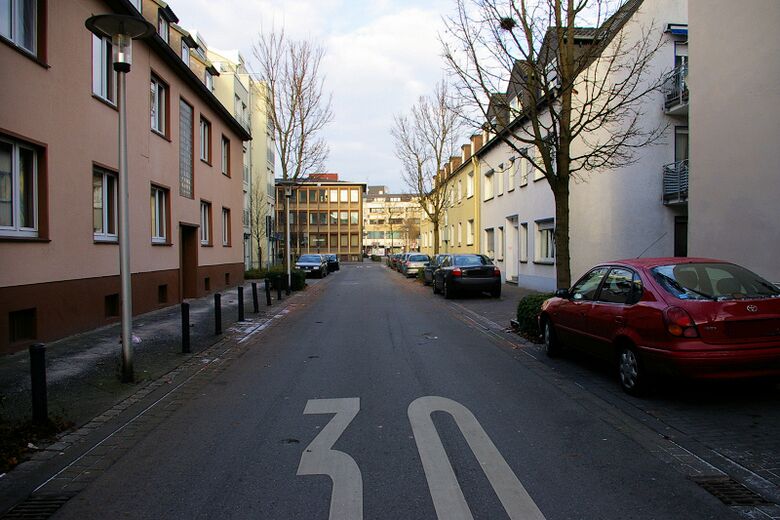 Heinrich-Reinköster-Straße von der Hohe Straße aus