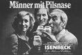 Werbeanzeige „Männer mit Pilsnase“, April 1980