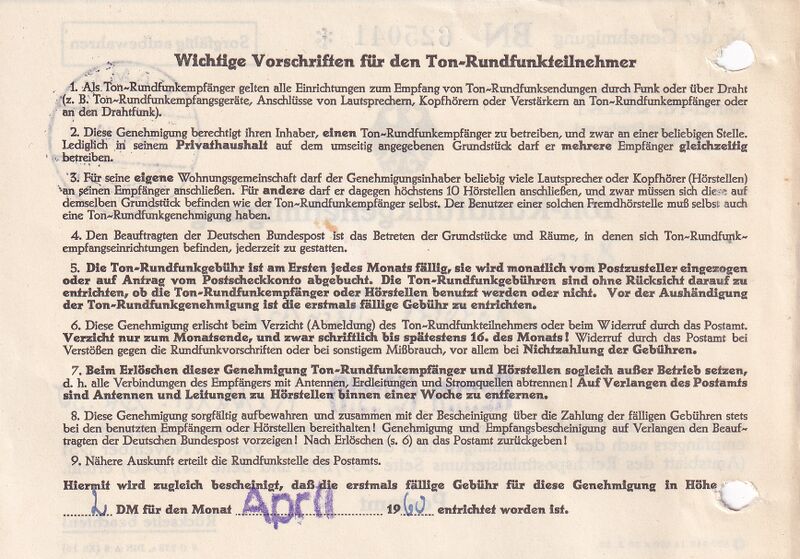 Datei:Ton-Rundfunkgenehmigung 1960 Rückseite.jpg