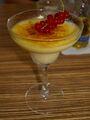 Crema Catalana, feiner Karamelpudding mit Knusperkruste (Enchilada)