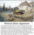 "Weiteres Haus abgerissen", Westfälischer Anzeiger, 5. Februar 2010