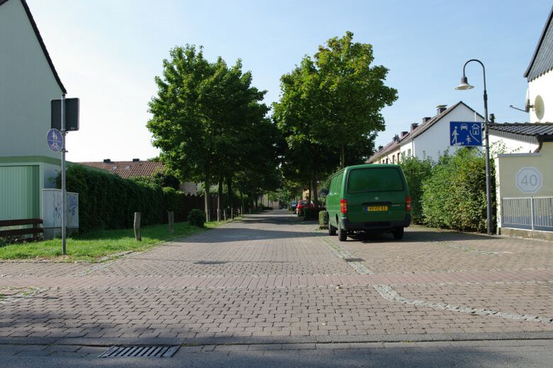 Dünnebank von der Wielandstraße aus