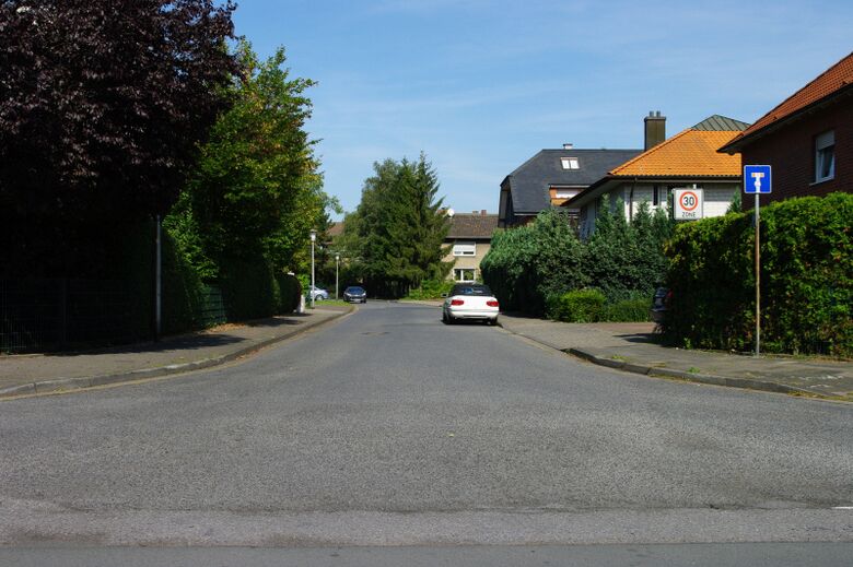 Arnsteinstraße vom Nordenstiftsweg aus