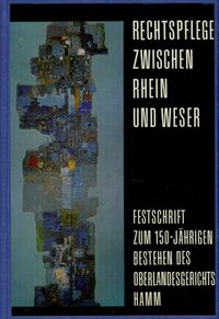 Rechtspflege zwischen Rhein und Weser (Cover)